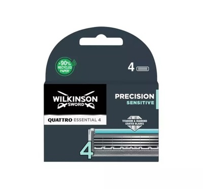 WILKINSON QUATTRO TITANIUM SENSITIVE WKŁADY 4 SZT