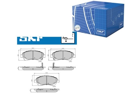 КОЛОДКИ ГАЛЬМІВНІ TOYOTA AVENSIS _T25_ COROLLA VERSO SKF