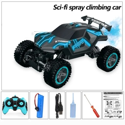 RC Car 4WD Off Road Vehicle Spray Climbing Car Stunt Car Children Toy 2.4G