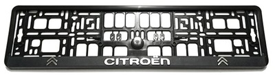 CUADRO PARA TABLAS REJESTRACYJNEJ CITROEN INSCRIPCIÓN CROMO 3D  