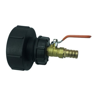 Adapter kranu Złącze zbiornika IBC, zamienna złączka zaworu prosta 20 mm