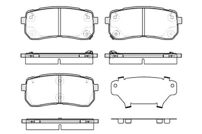 ZAPATAS DE FRENADO REMSA 58302C5A00 2128812 P1388312  