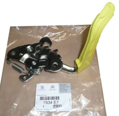 Замок капот partner berlingo 3 iii 2008- оригинал фото №1