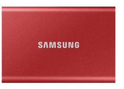 Dysk zewnętrzny SSD Samsung Portable SSD T7 2TB - Czerwony - MU-PC2T0R/WW