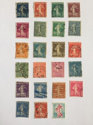znaczek pocztowy francuski