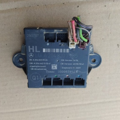 Модуль дверь блок управления mercedes w204 a2048207585 фото №1