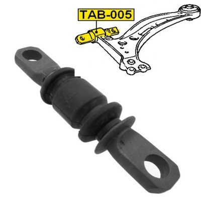 Втулка передняя рычага верхнего перед lexus es300 96-08, rx300 00-03 фото №1