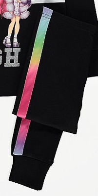 GEORGE spodnie piżamowe Rainbow 122-128 SALE