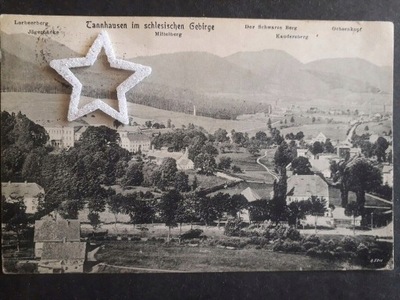 JEDLINKA/Wałbrzych Tannhausen panorama 1925r