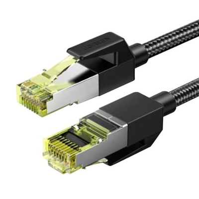 UGREEN NW150 Kabel sieciowy w oplocie, Ethernet RJ45, Cat.7, F/FTP, 0.5m