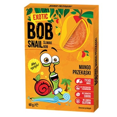 Bob Snail - Owocowa przekąska *Mango* 60g