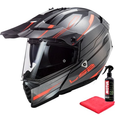 Kask LS2 MX436 Pioneer Evo Knight Titan Orange XXL