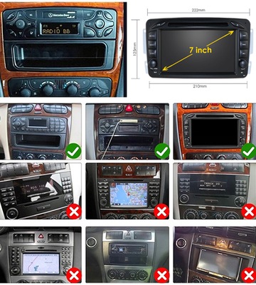 MERCEDES GASOLINA VANEO 2002-2005 RADIO GPS ANDRO  