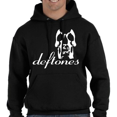 BLUZA Z KAPTUREM DEFTONES AROUND CZASZKA XXL 3268