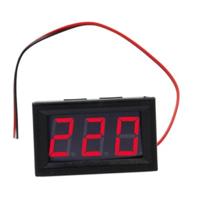 Woltomierz Volt cyfrowy LED 30-500 V AC czerwony