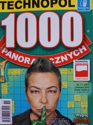 Krzyżówki 1000 panoramicznych 11/2022 Technopol