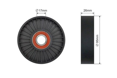 NTY 293-00 NTY ROLLO TENSOR CORREA WIELOROWKOWEGO  