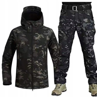 Zimowa kurtka wojskowa spodnie S-4XL