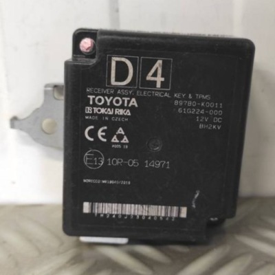 Блоки управління toyota yaris xp210 897b0k0011 фото №1