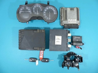 Бортовий комп'ютер набір seat leon ii 1p0907115d 2.0 tfsi фото №1