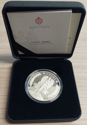 St. Helena 2023 - Lucky Angel Ag999 1oz Proof