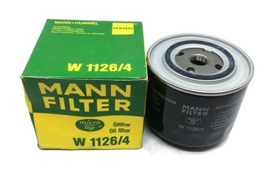 FILTRO ACEITES SEAT IBIZA RONDA MALAGA W1126/4  