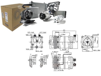 КОМПРЕССОР КОНДИЦИОНЕРА VOLVO 240 740 760 780 940 960 2.0-2.9 фото