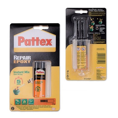 Dwuskładnikowy klej epoksydowy Pattex Repair Epoxy Ultra Strong 5min 11ml v