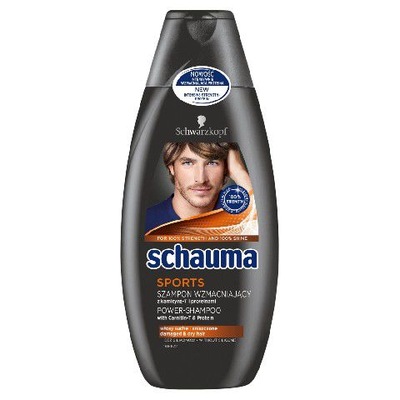 SCHWARZKOPF SCHAUMA SZAMPON DO WŁOSÓW SPORTS FOR MEN 400 ML