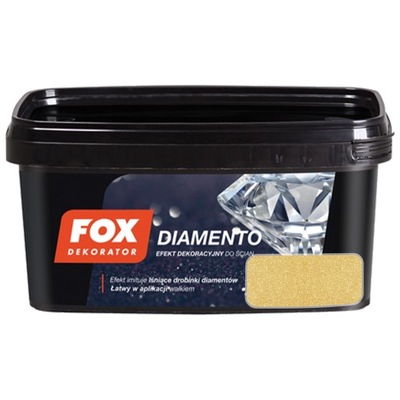 Farba dekoracyjna DIAMENTO FOX Gold 1L