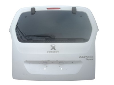 Кришка багажника задня задня peugeot partner iii відкидна скло фото №1