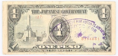 Filipiny,Japanese Government,1 peso, bez daty 1943