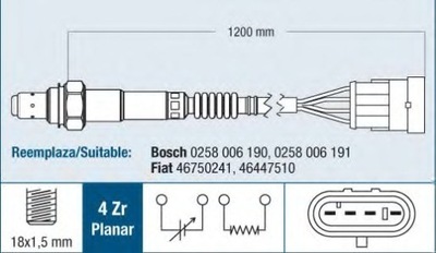 SONDA LAMBDA ALFA ROMEO  