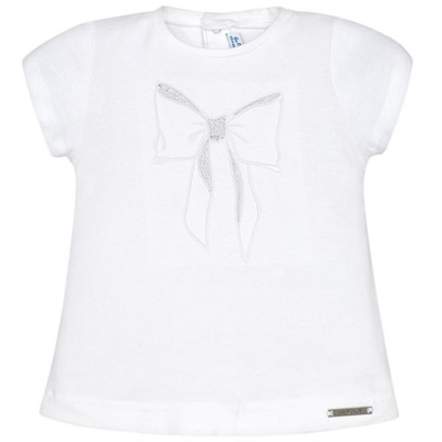 Koszulka bluzka biała dziewczęca Mayoral 105-10 r.92