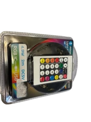 TAŚMA LED 2M RGB Z PILOTEM