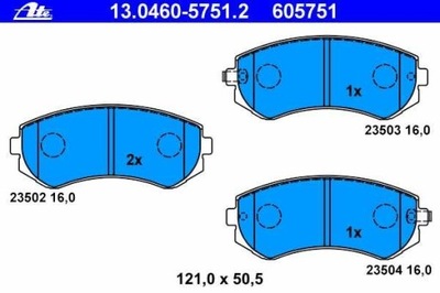 КОЛОДКИ ТОРМОЗНОЙ NISSAN PATROL GR II 97- ЗАД