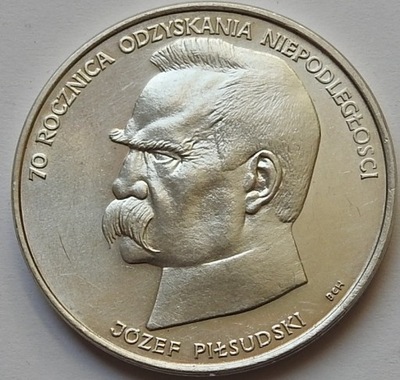 50000 zł Józef Piłsudski 1988 mennicza