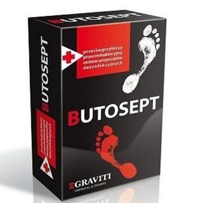 Butosept przeciw grzybicy, puder 50 g+płyn 100 ml