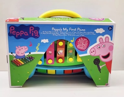 ŚWINKA PEPPA PIANINKO CYMBAŁKI DLA NAJMŁODSZYCH PEPPA PIG HTI