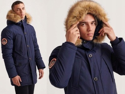 63 # SUPERDRY # MODNA PARKA MĘSKA KURTKA XXL