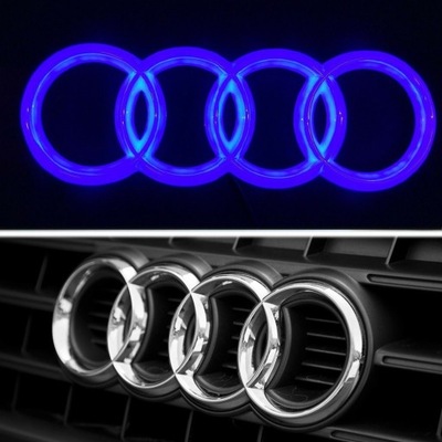 EMBLEMA AUDI A4 A6 AL REJILLA DE RADIADOR INSIGNIA 270X95MM  