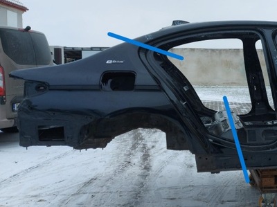 Bmw g30 530e четверть крыло правый задняя чёрный фото №1