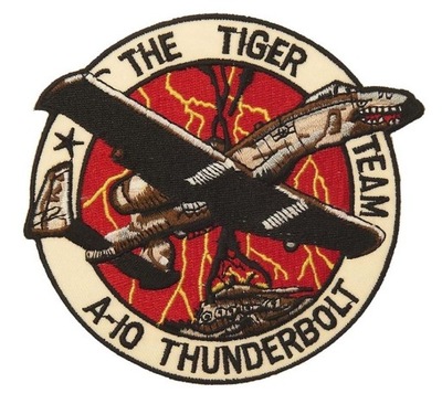 Naszywka A-10 THUNDERBOLT - THE TIGER TEAM USA