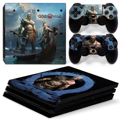 naklejek na PS4 konsolę i kontroler God of War GA