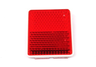 Отражатель самоклеящийся красный 48x38x6mm horpol фото №1