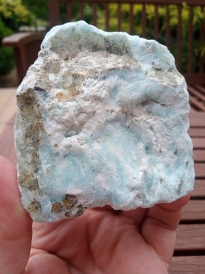 Larimar surowy minerał