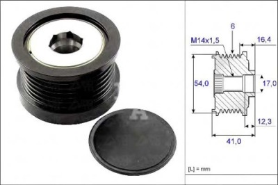 Ina зчеплення генератор alfa romeo giulietta 2.0 j фото №1