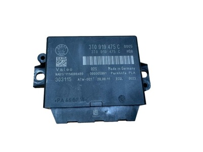 Модуль парктроник парковки pdc 3t0919475c superb ii yeti фото №1