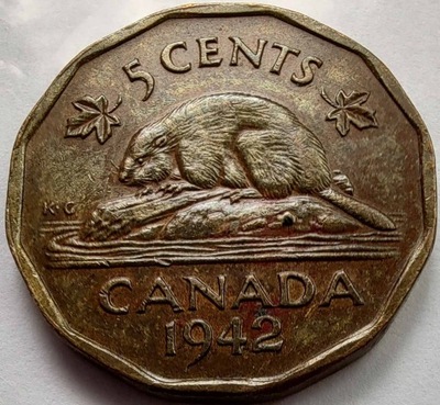0537 - Kanada 5 centów, 1942