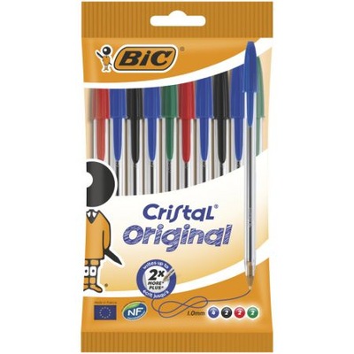 BIC Długopis Cristal Original Pouch